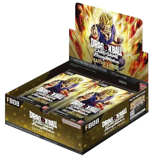 Dragon Ball Super Fusion World FB08 Saiyan’s Pride Booster Box English - TCGVault