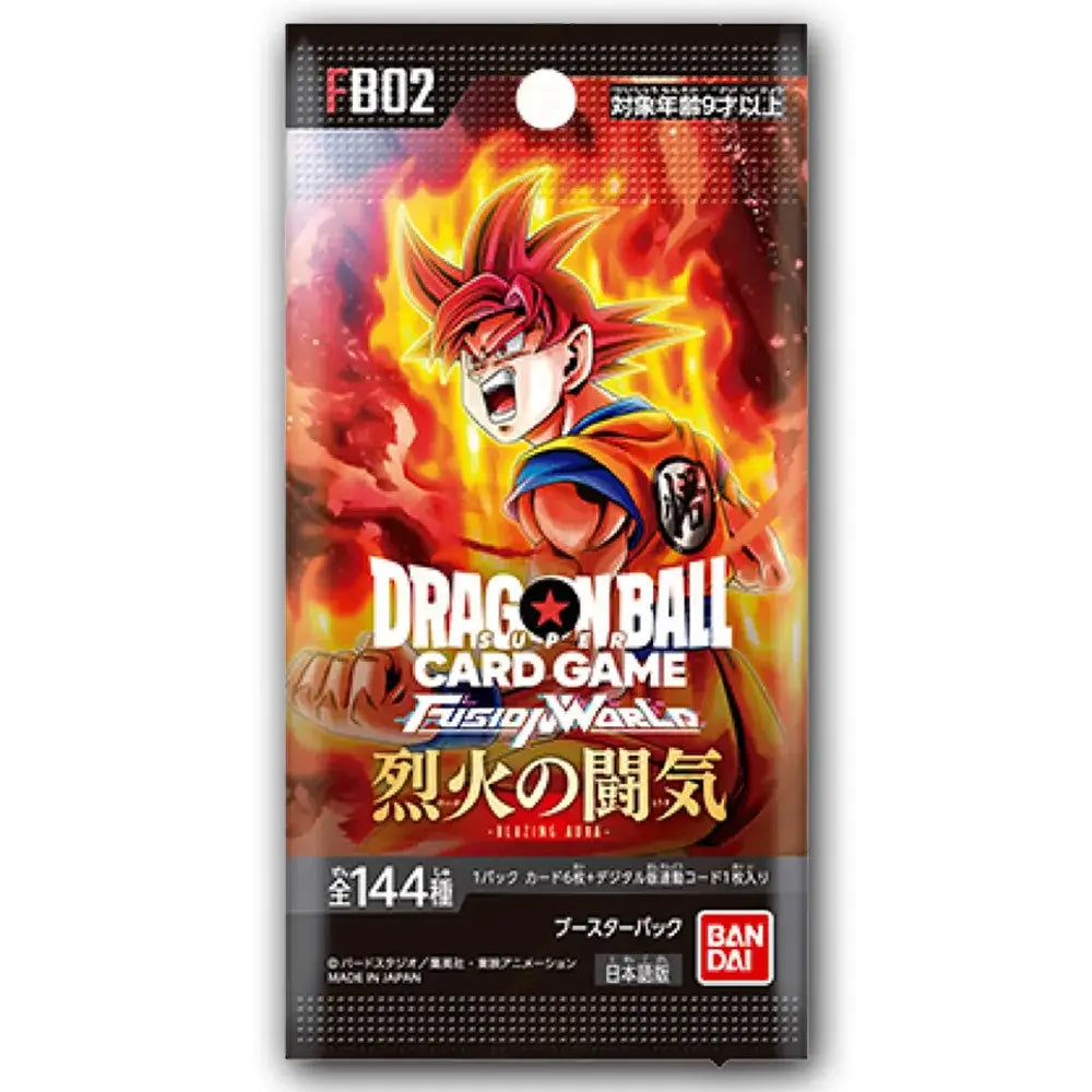 Dragon Ball Super Fusion World FB02 Blazing Aura Booster Pack Japanese Version - TCGVault