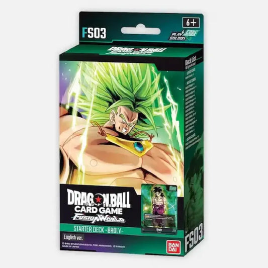Dragon Ball Super Fusion World FS03 Broly Starter Deck English Version - TCGVault