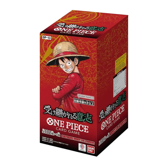BANDAI One Piece OP-13 Inherited Will Sealed Booster Box 