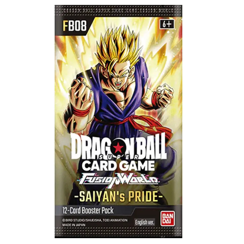 Dragon Ball Super Fusion World FB08 Saiyan’s Pride Booster Pack English - TCGVault