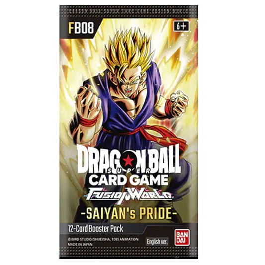 Dragon Ball Super Fusion World FB08 Saiyan’s Pride Booster Pack English - TCGVault